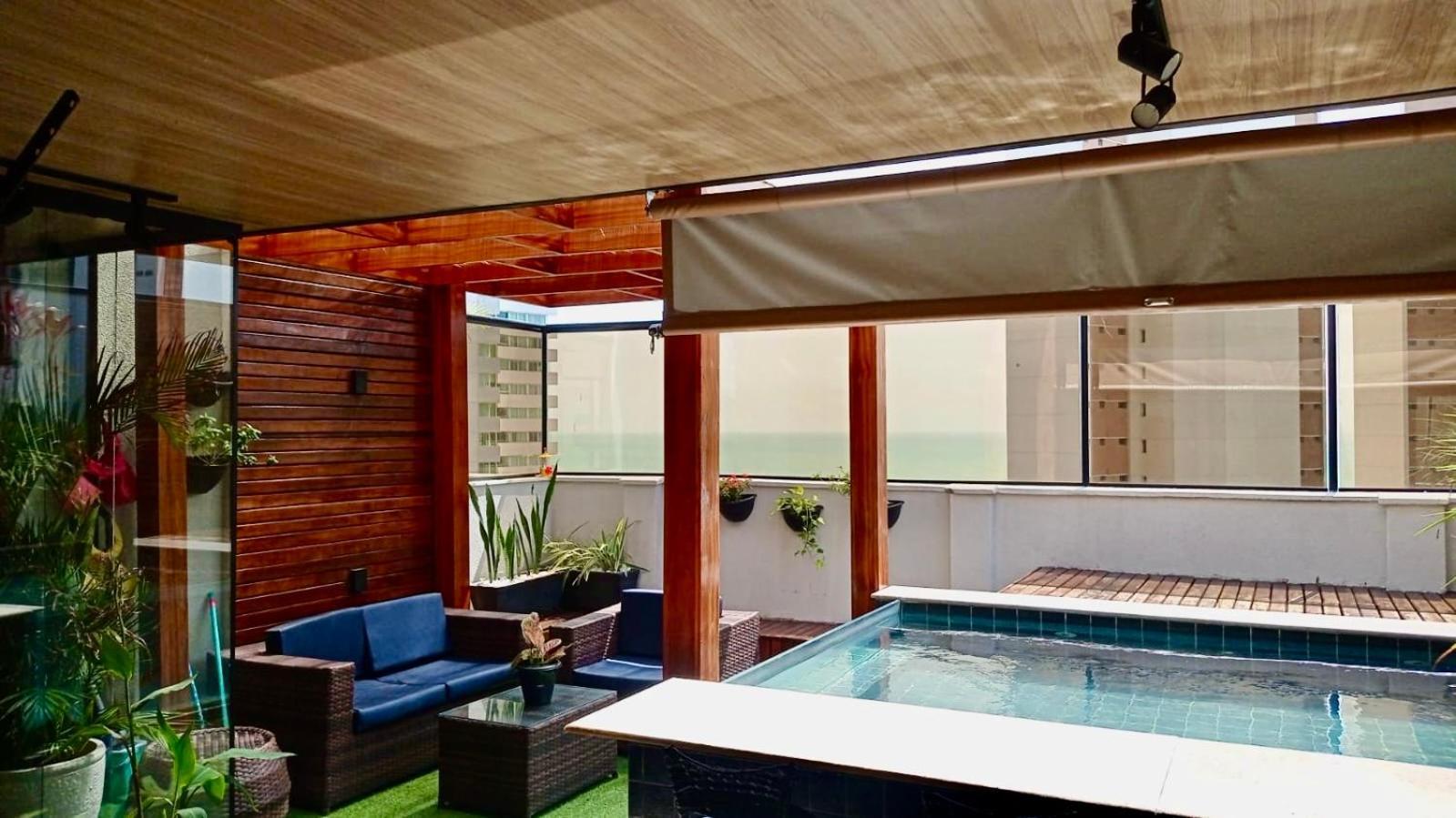 Ferienwohnung Apartamento Duplex Vista Mar Em Natal Exterior foto